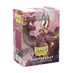 Dragon Shield - Red Gold - Dual Matte Sleeves - Anniversary Special Edition